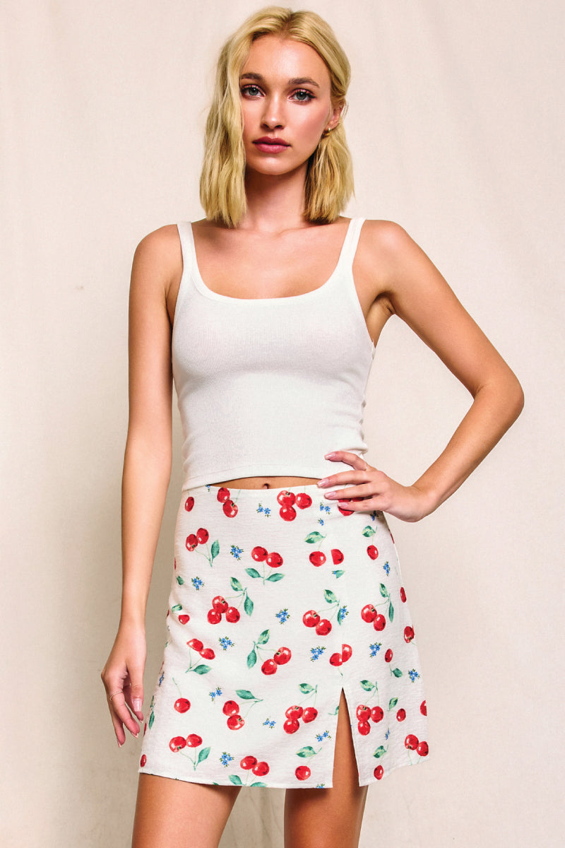 [ KIRSH ]★CHERRY WRINKLE SLIM SKIRT DRESS FORUM Women's Cherry Skirt | Below The Belt – Below