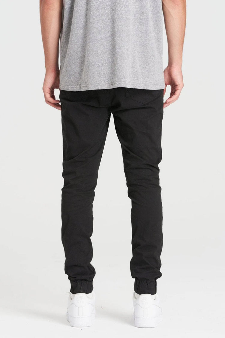 Midweight Chino Joggers - BLK