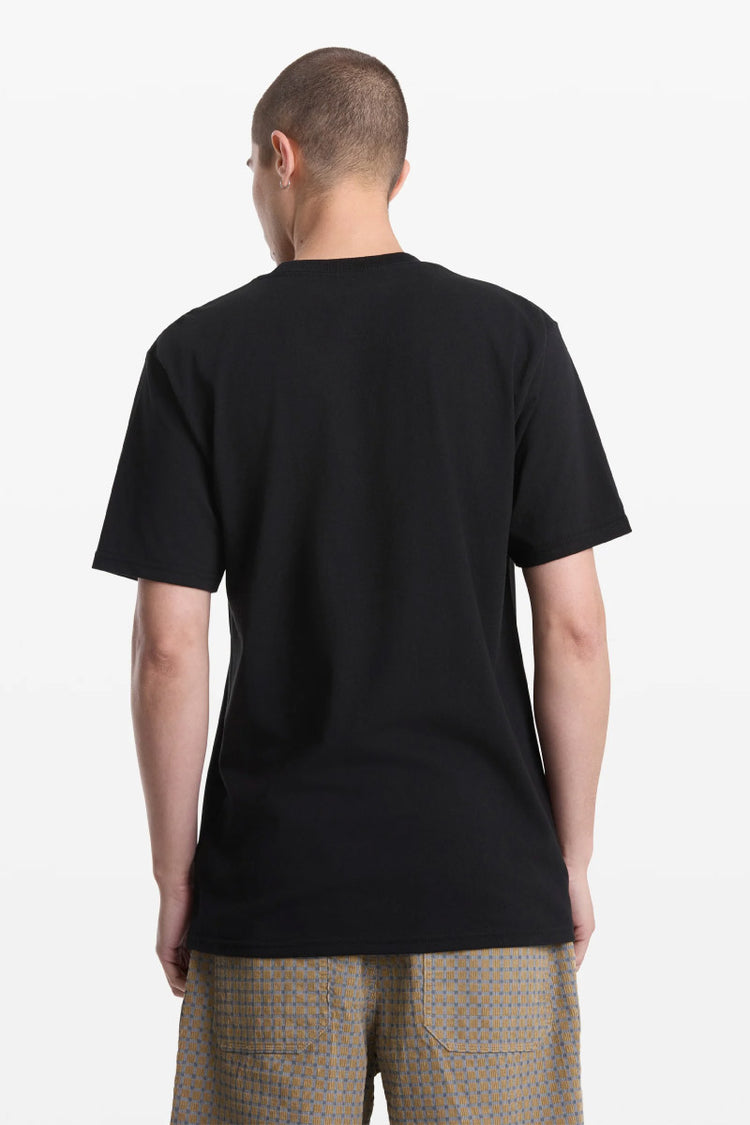 Circle Split Tee - BLK