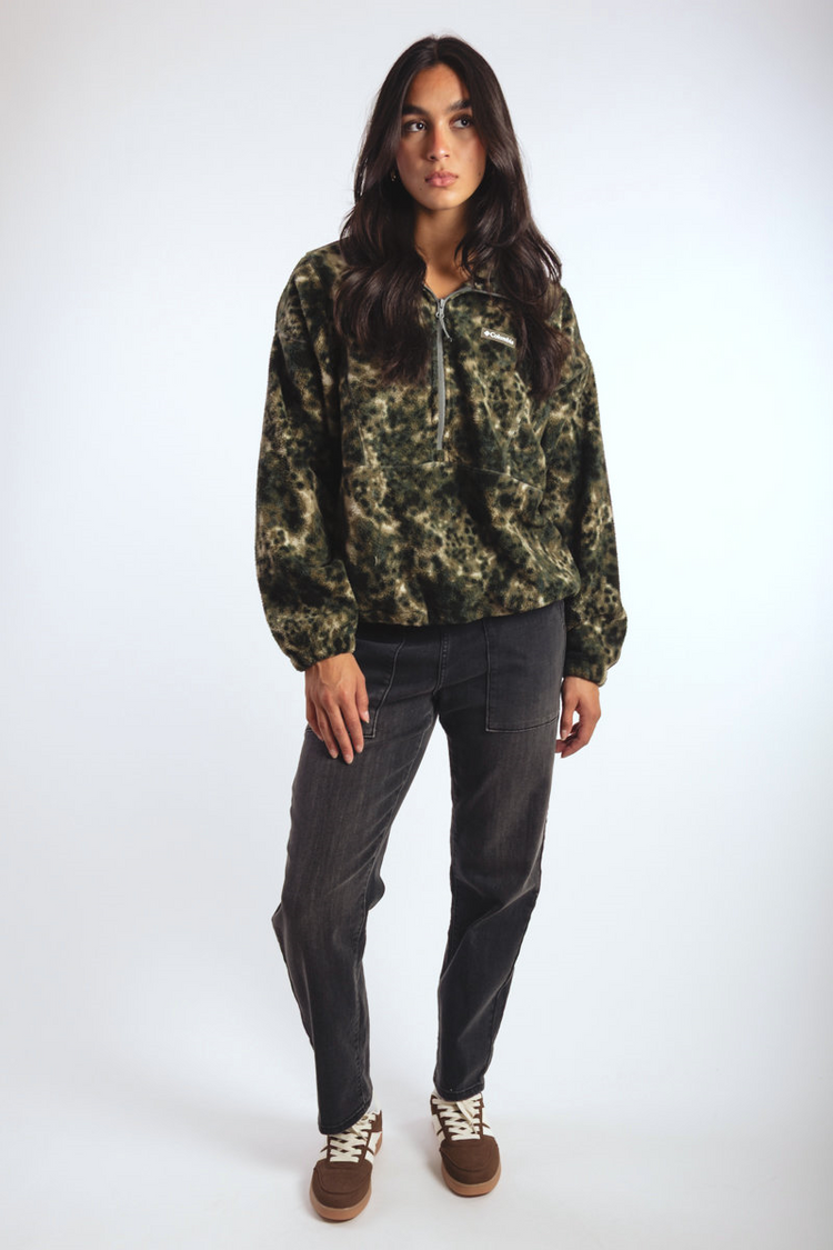 Timber Meadow Printed Half Zip - SAG