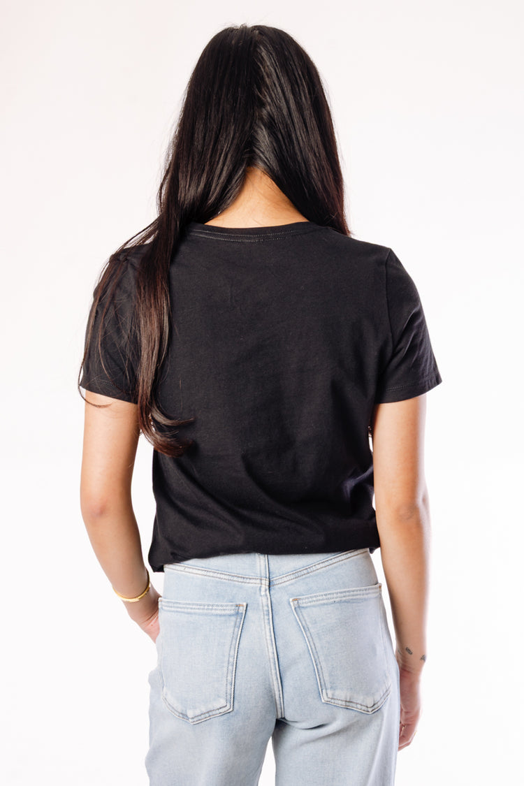 Cottage Bear Tee - BLK