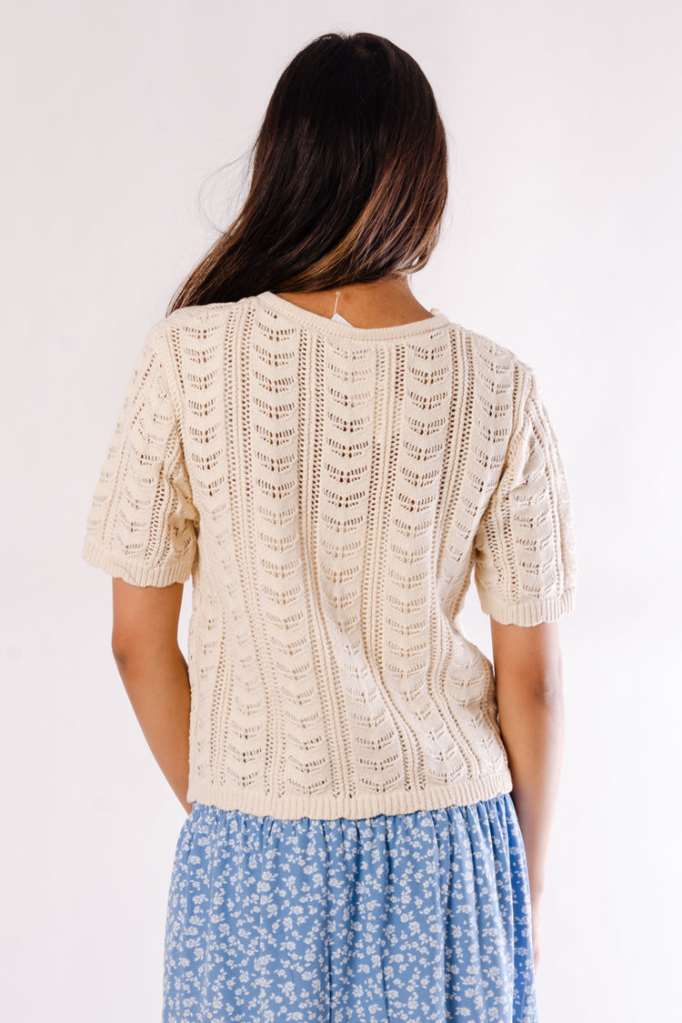 Crochet Cardi - NAT
