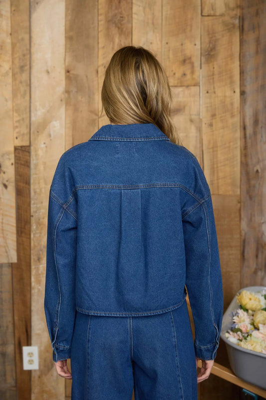 Crop Denim Jacket - IND