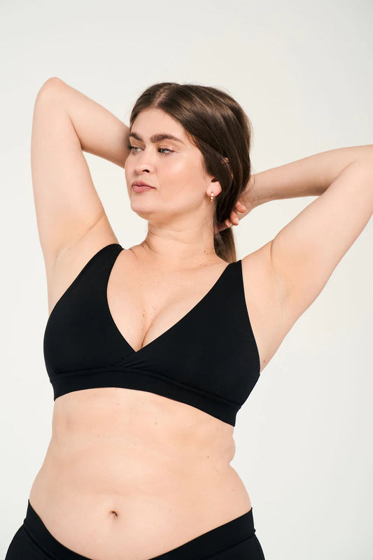 Crossover Bra - Black - BLK