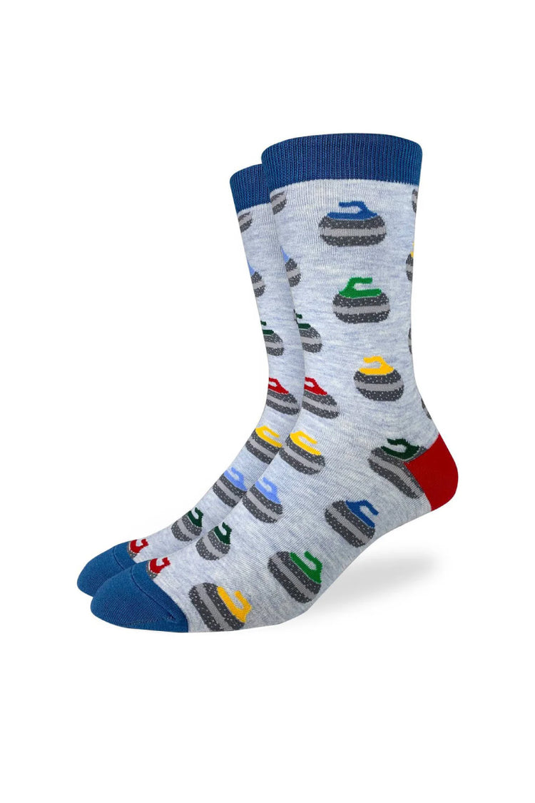 Curling Stones Sock - GRY