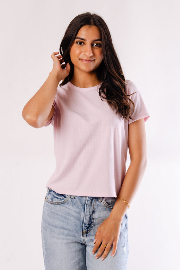 Dahlia Short Sleeve Top - PNK