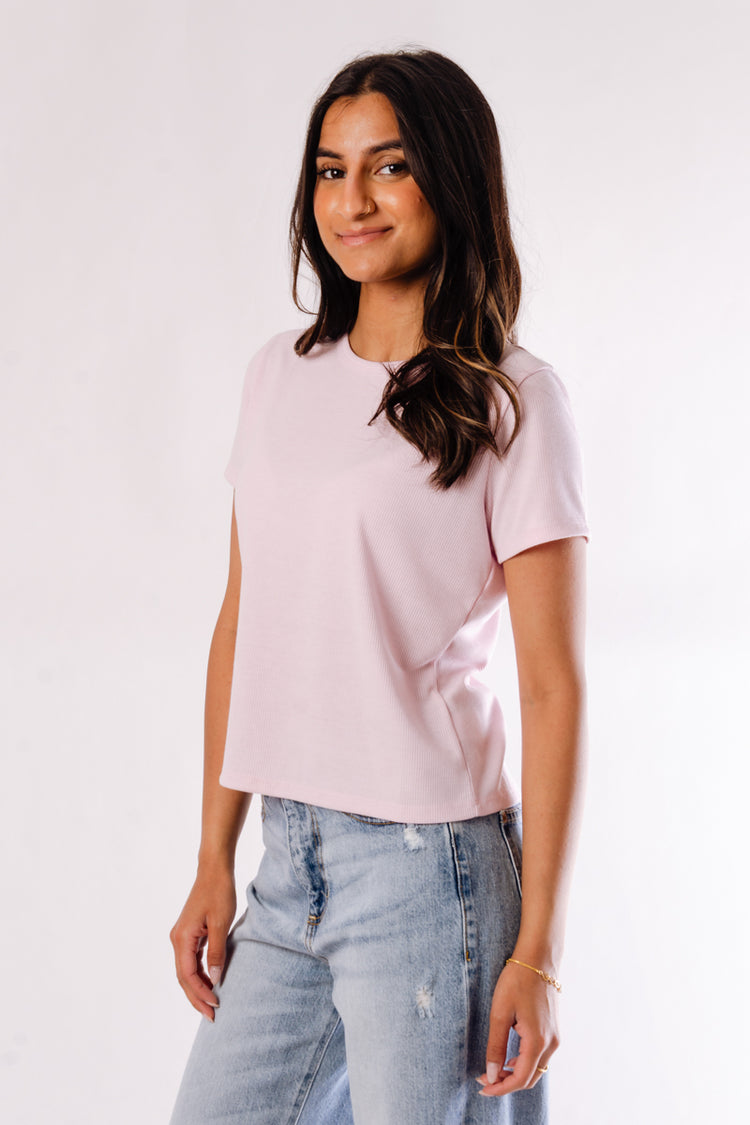 Dahlia Short Sleeve Top - PNK