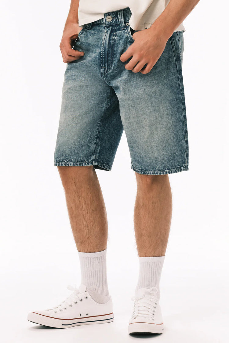 Dean Relaxed Straight Denim Shorts - SAN