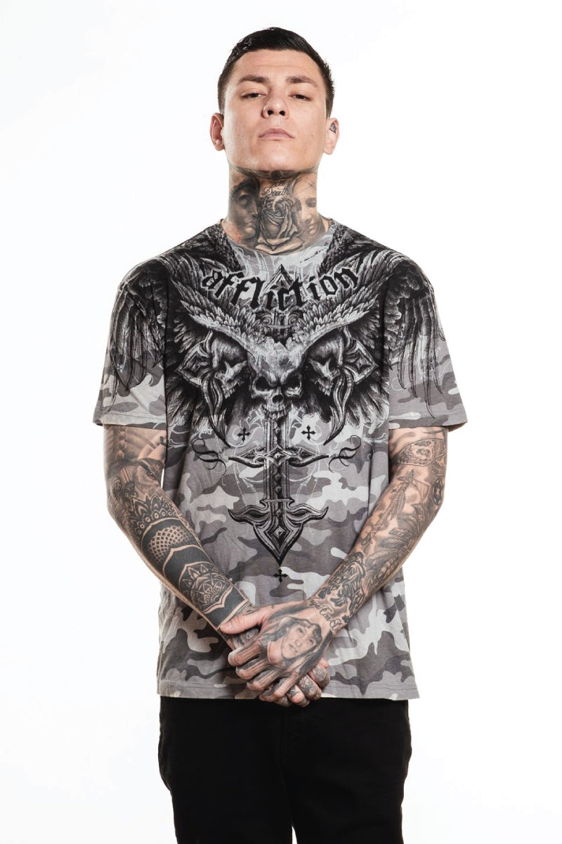 Death Eyes Tee - GRY