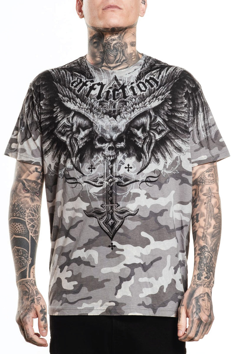 Death Eyes Tee - GRY