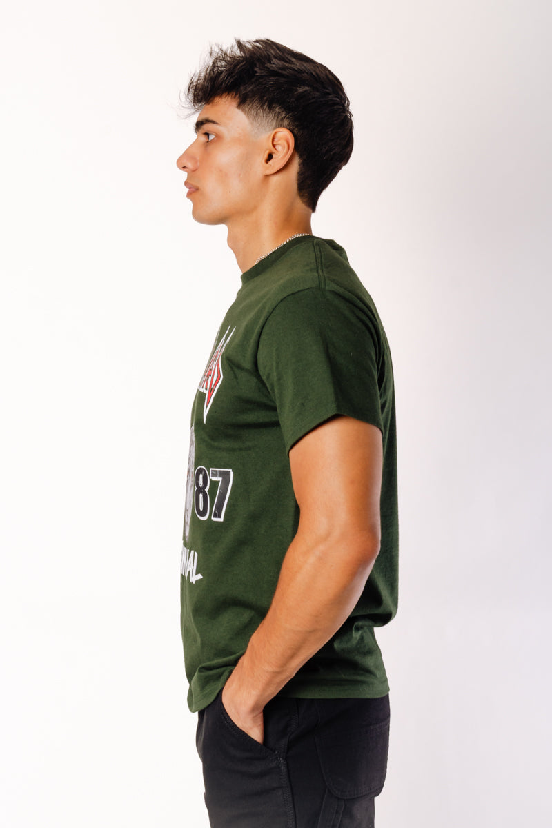 Unisex Def Leppard Animal 1987 Tee - GRN