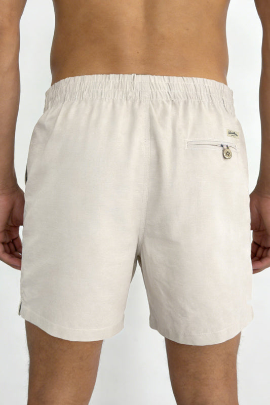 Del Cabo Linen Short - BEI