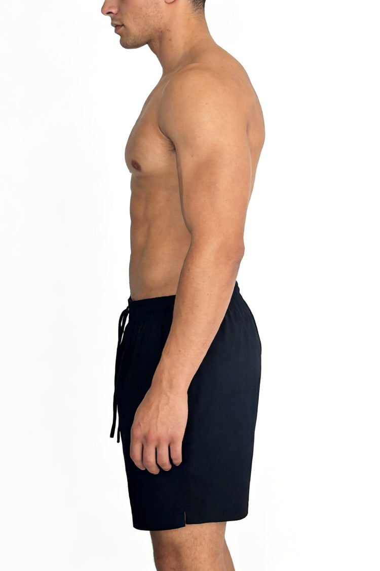 Del Cabo Linen Short - BLK