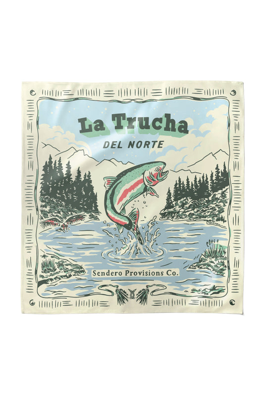 Del Norte Bandana - White