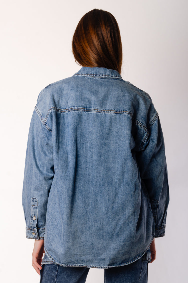 Oversized Denim Shirt - MDN