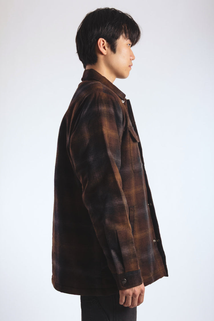 Insulated Plaid Shirt Jacket - TOB
