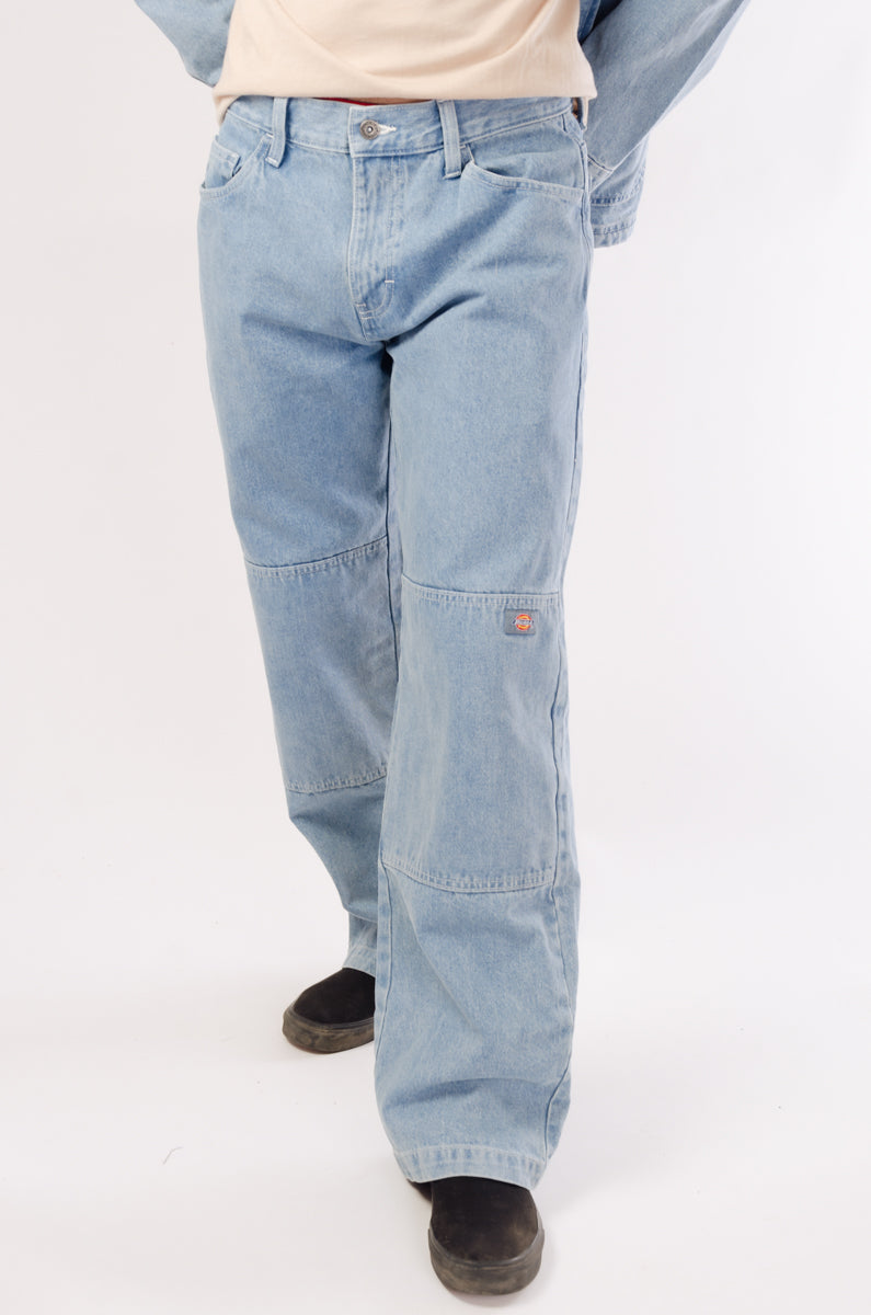 DICKIES Men's Double Knee Denim Pants Below The Belt – Below The