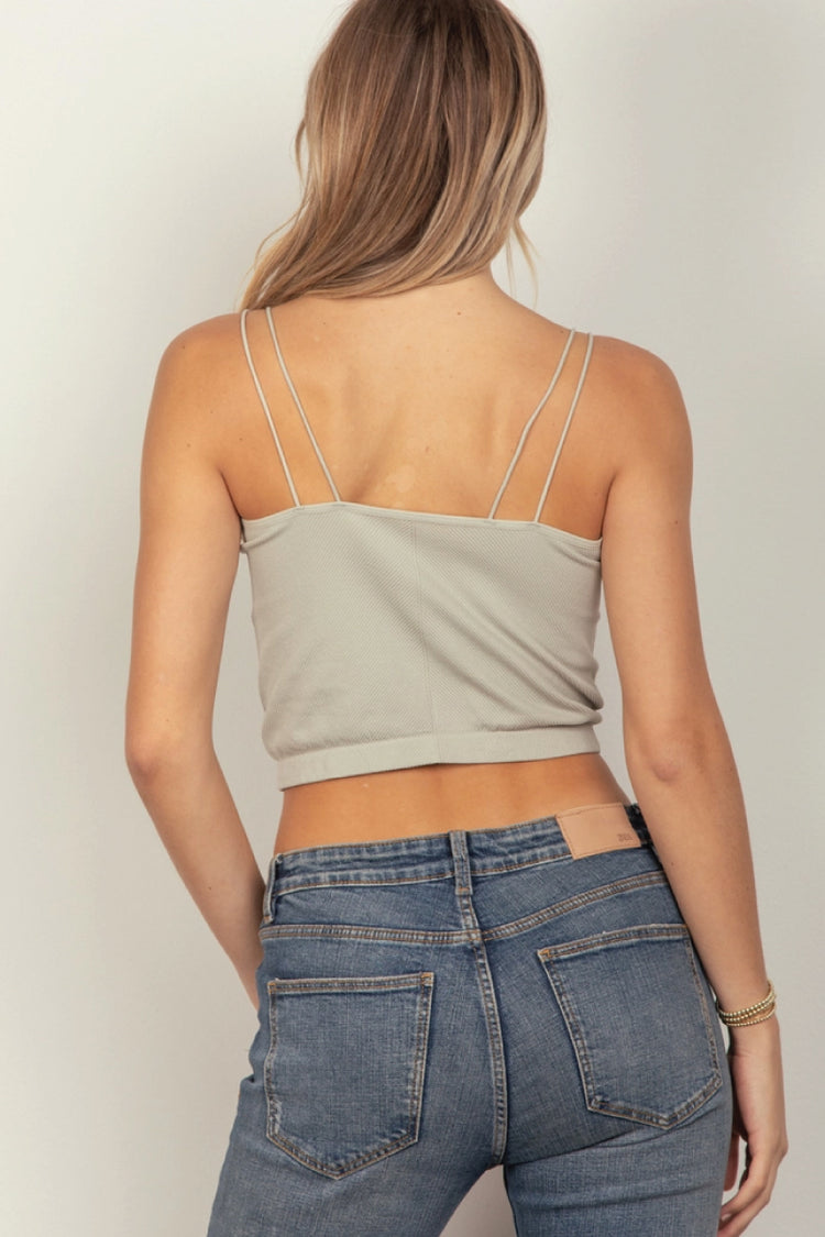Double Strap Tank - GRY