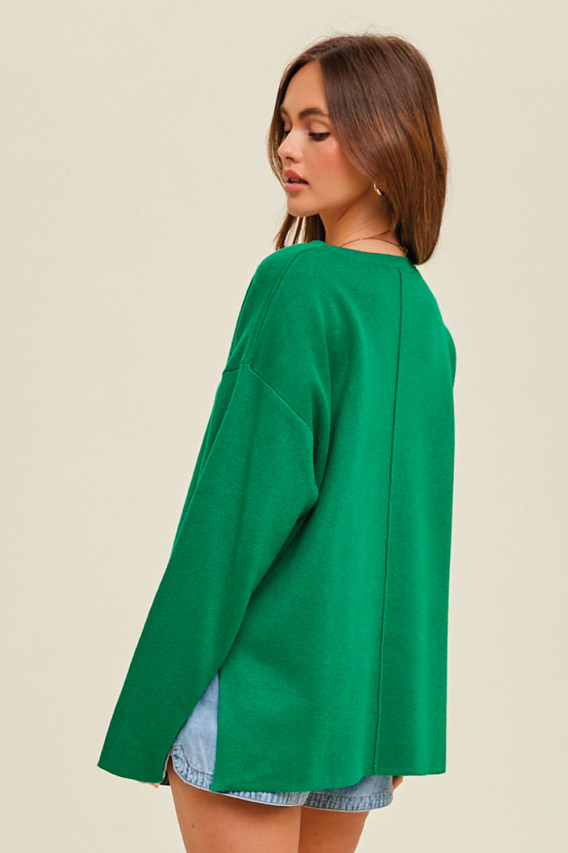 Drop Shoulder Sweater - KEL