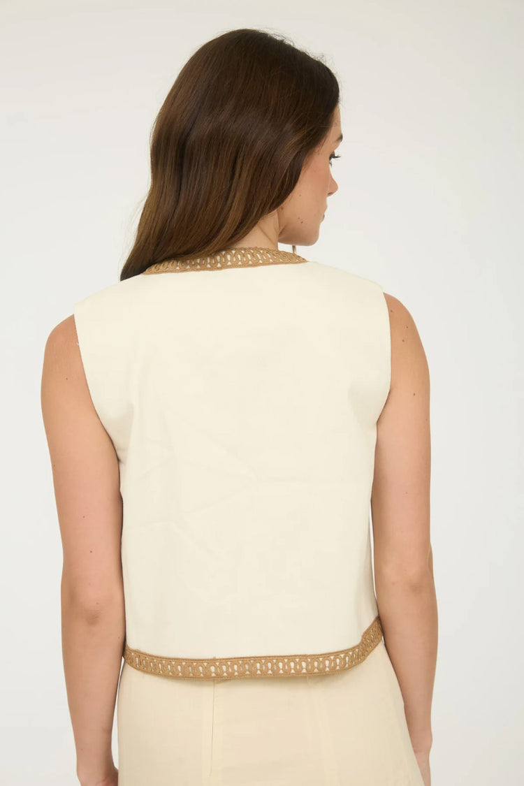Embroidered Vest - ECR