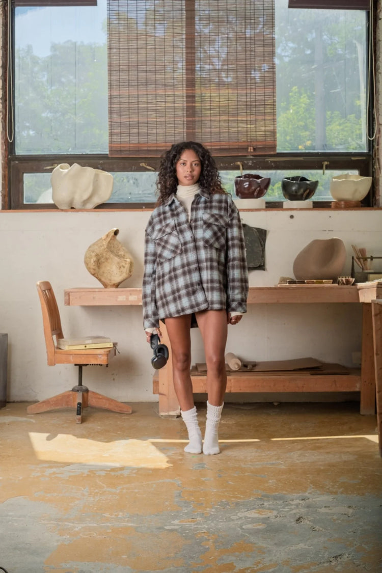 Emory Quilted Jacket - BLU