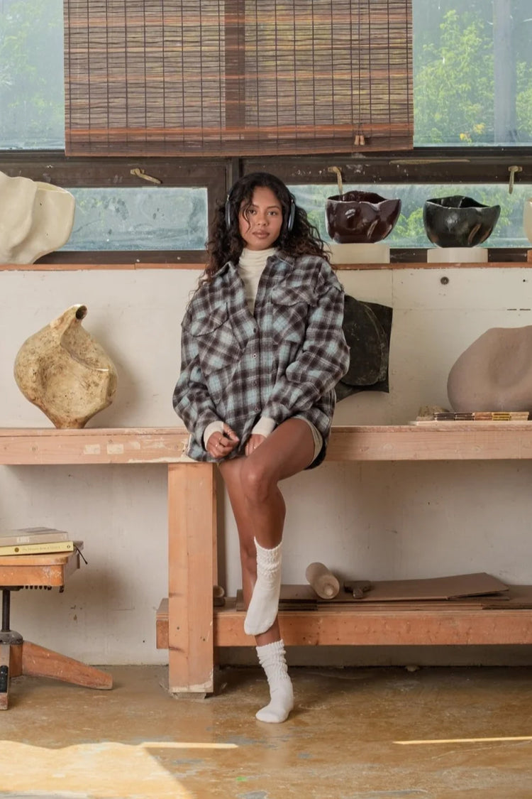 Emory Quilted Jacket - BLU