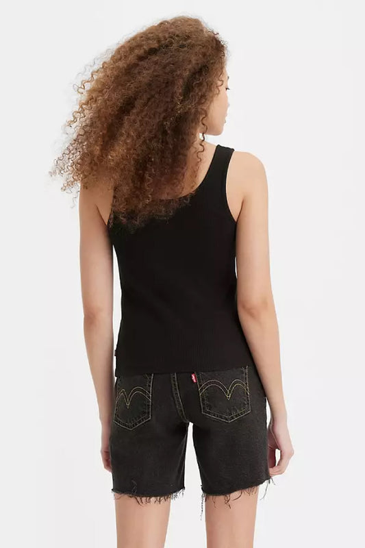 Essential Rib Tank - BLK