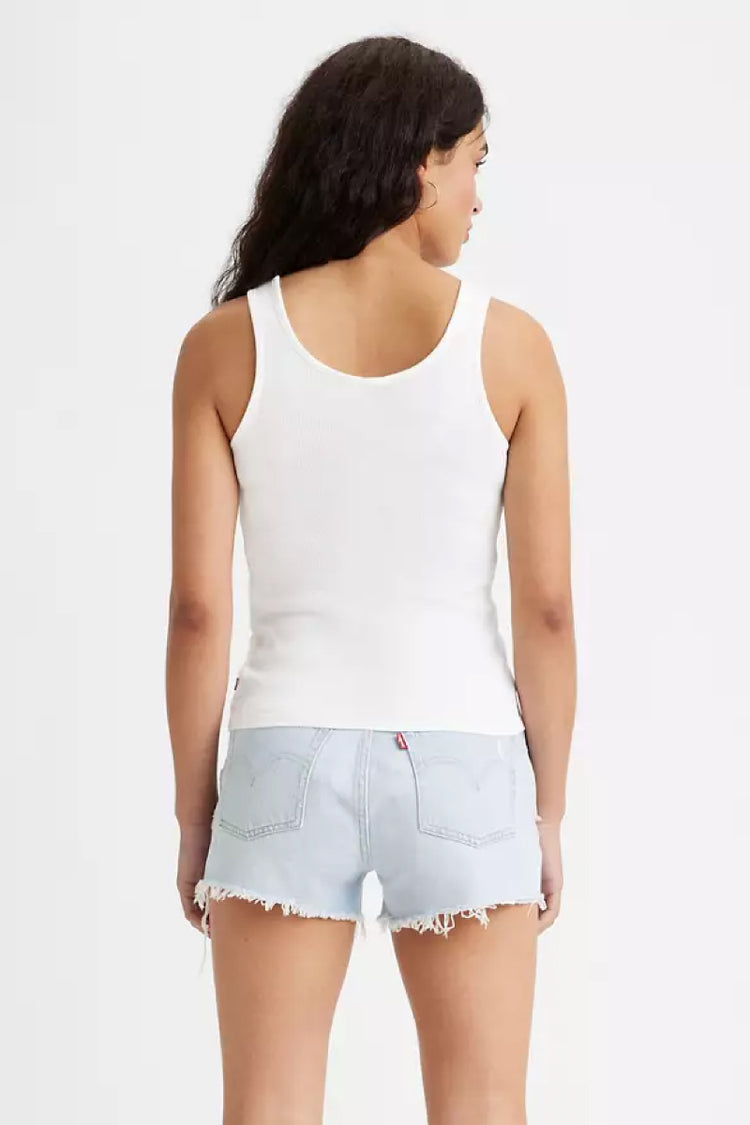 Essential Rib Tank - WHT
