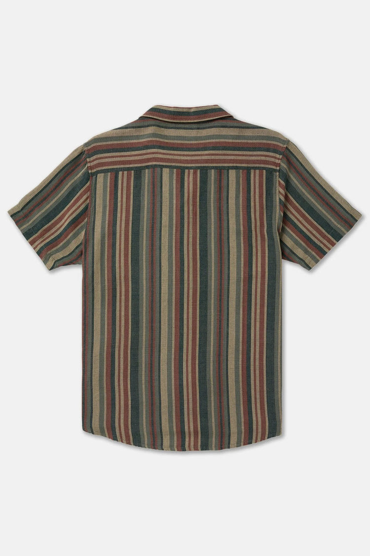 Exotica Stripe Short Sleeve Shirt - SAG