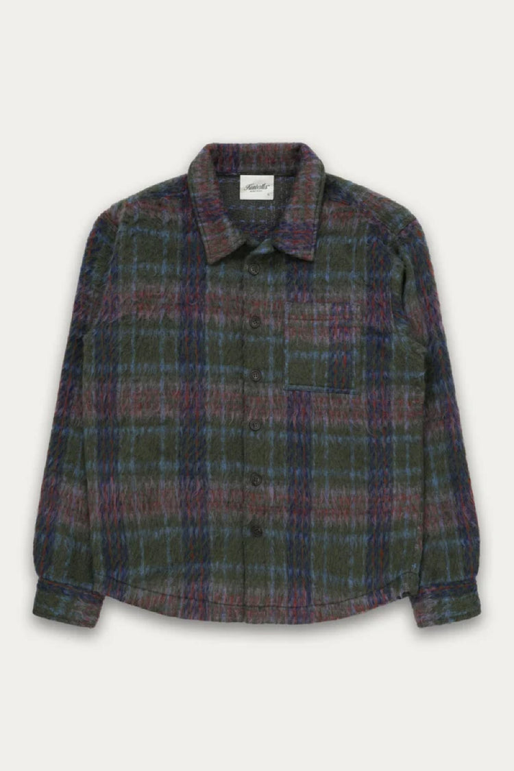 Faux Mohair Shirt - GRN