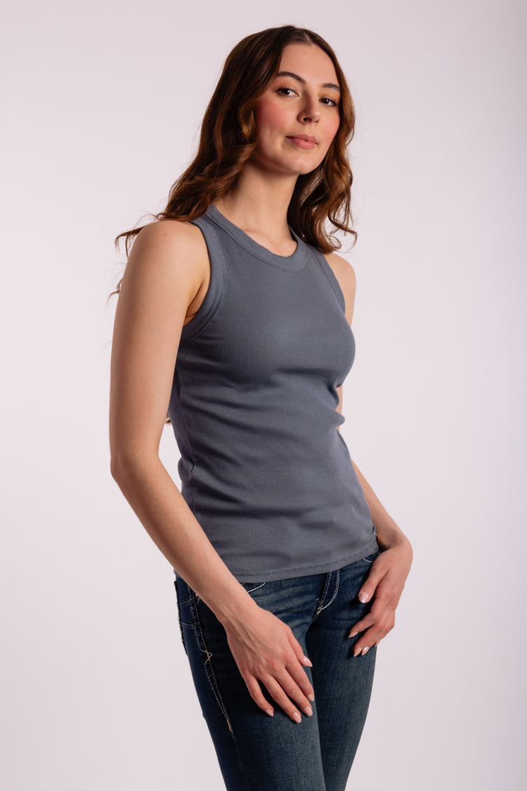 Fitted Ribbed Tank - IRB