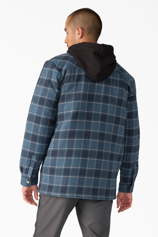 Fleece Hooded Flannel Jacket - DNV