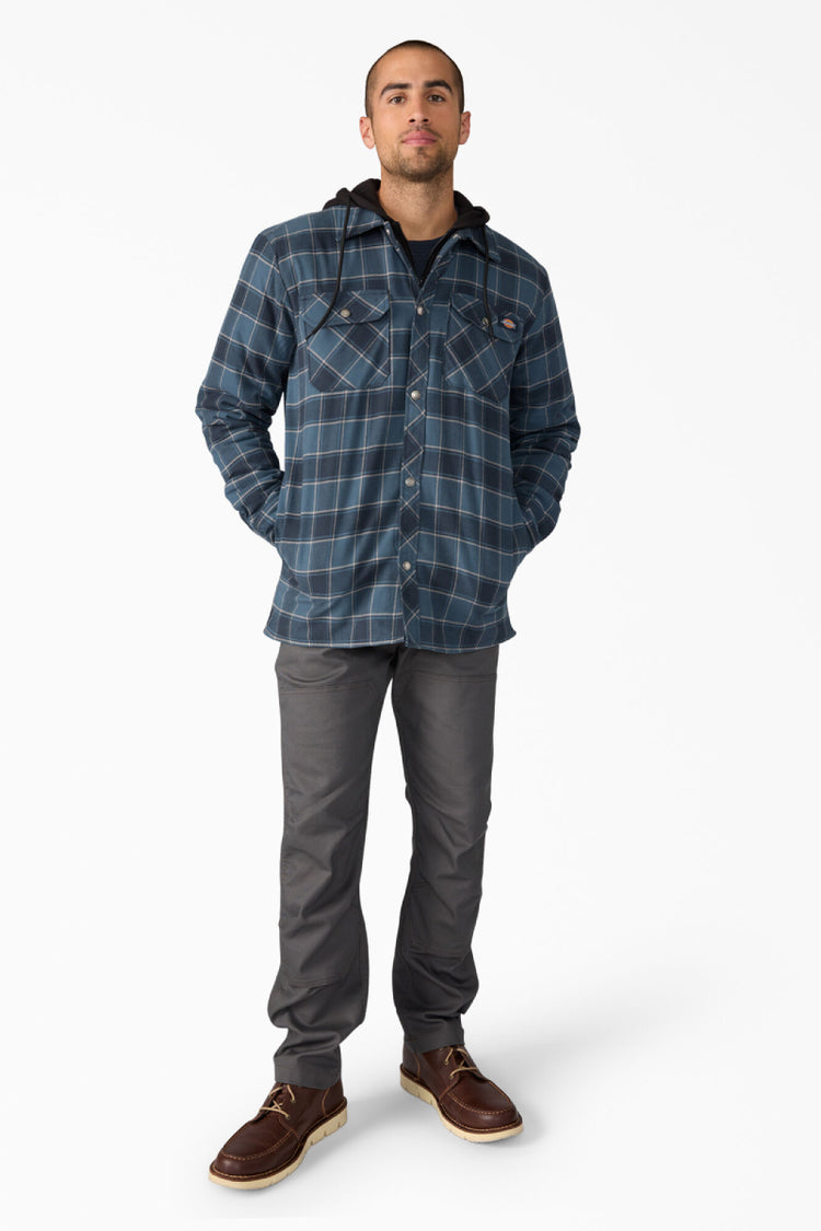Fleece Hooded Flannel Jacket - DNV