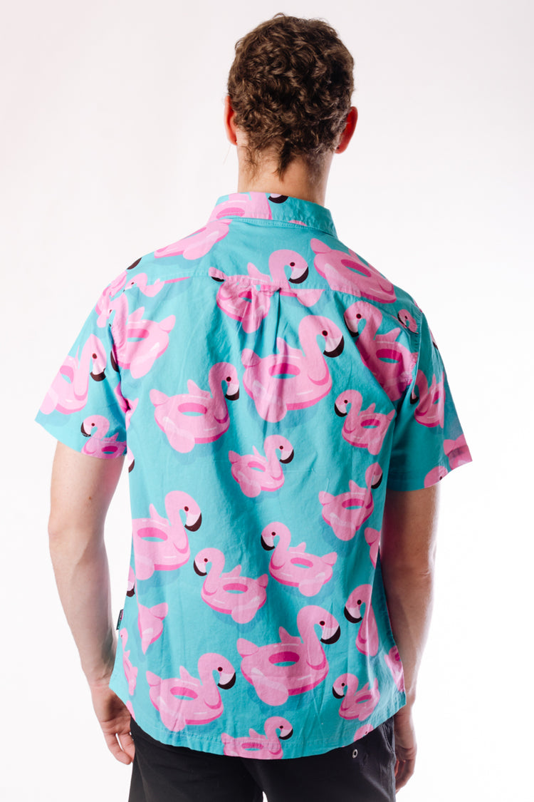 Floatie Short Sleeve Shirt - BLU