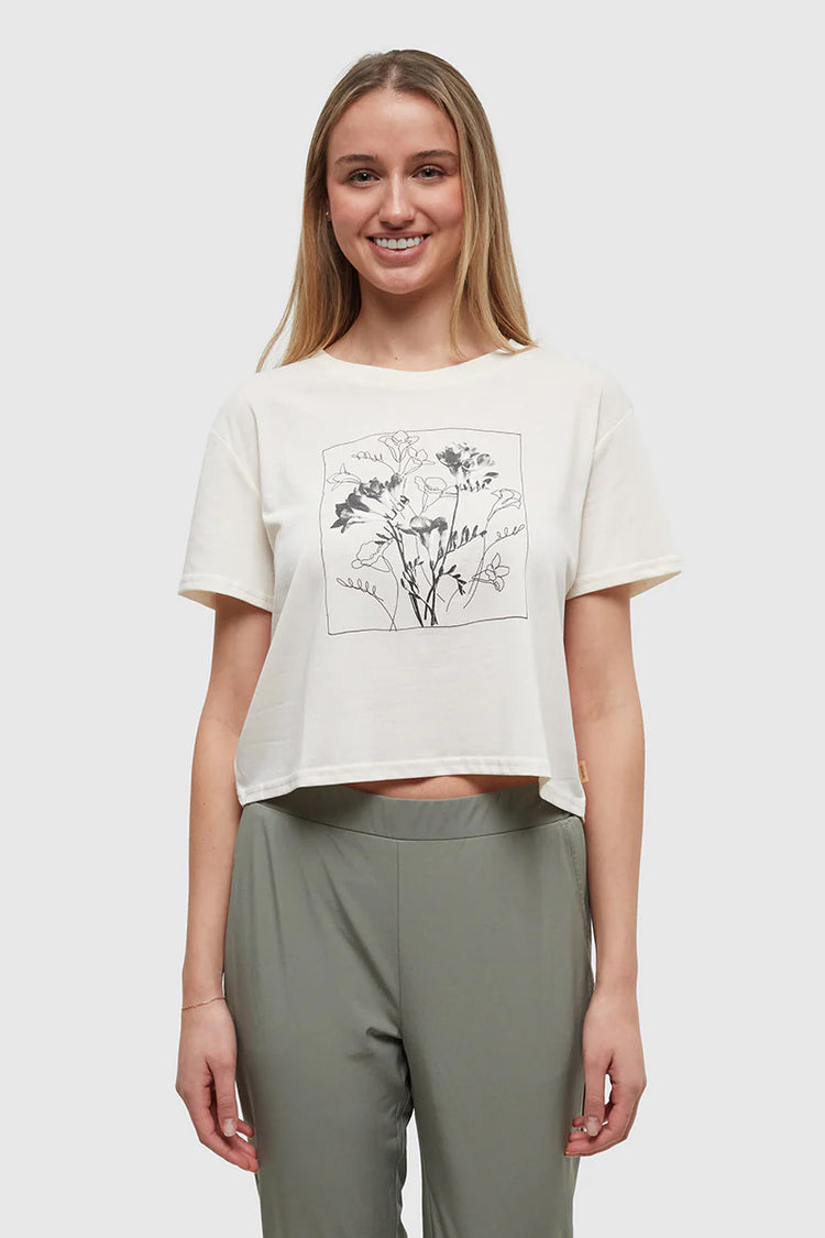 Floral Crop Tee - UND