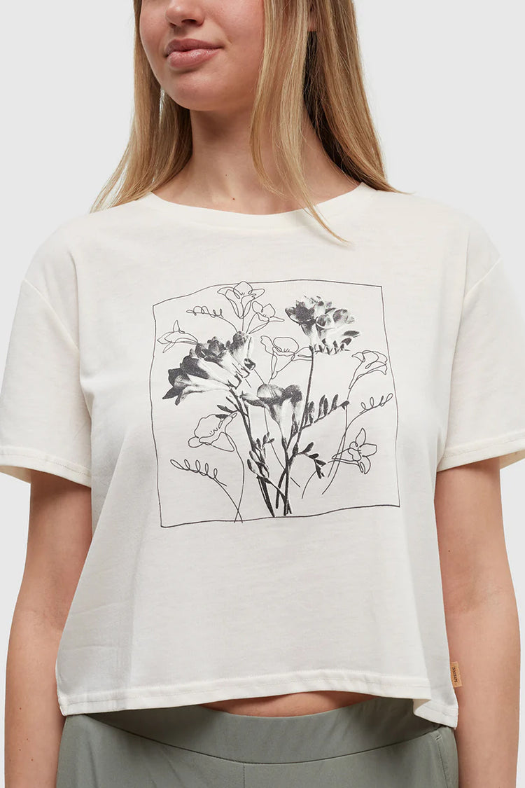 Floral Crop Tee - UND