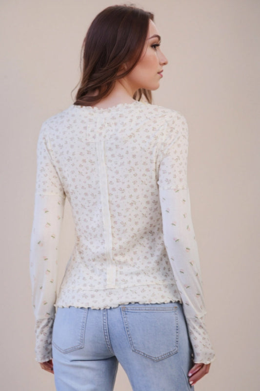 Floral Henley - BLS