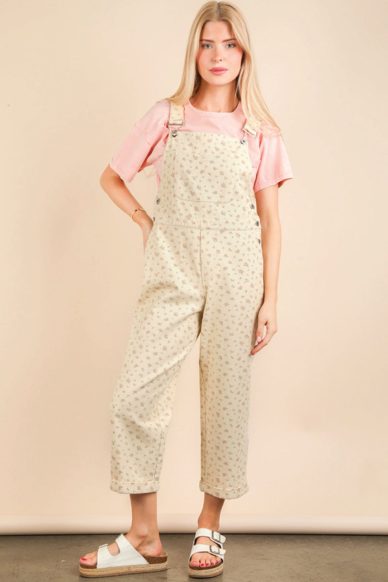 Floral Overalls - YEL