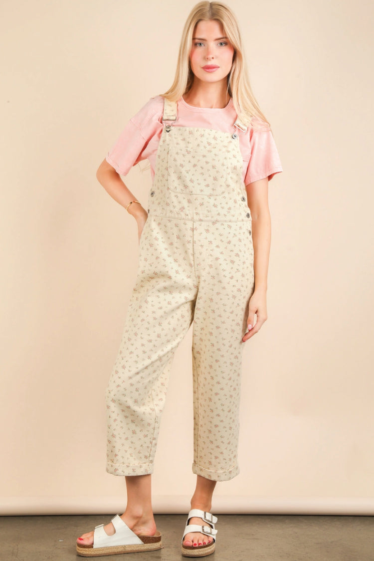 Floral Overalls - YEL