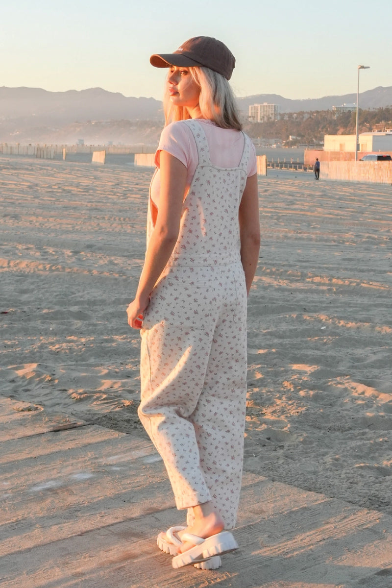 Floral Overalls - YEL