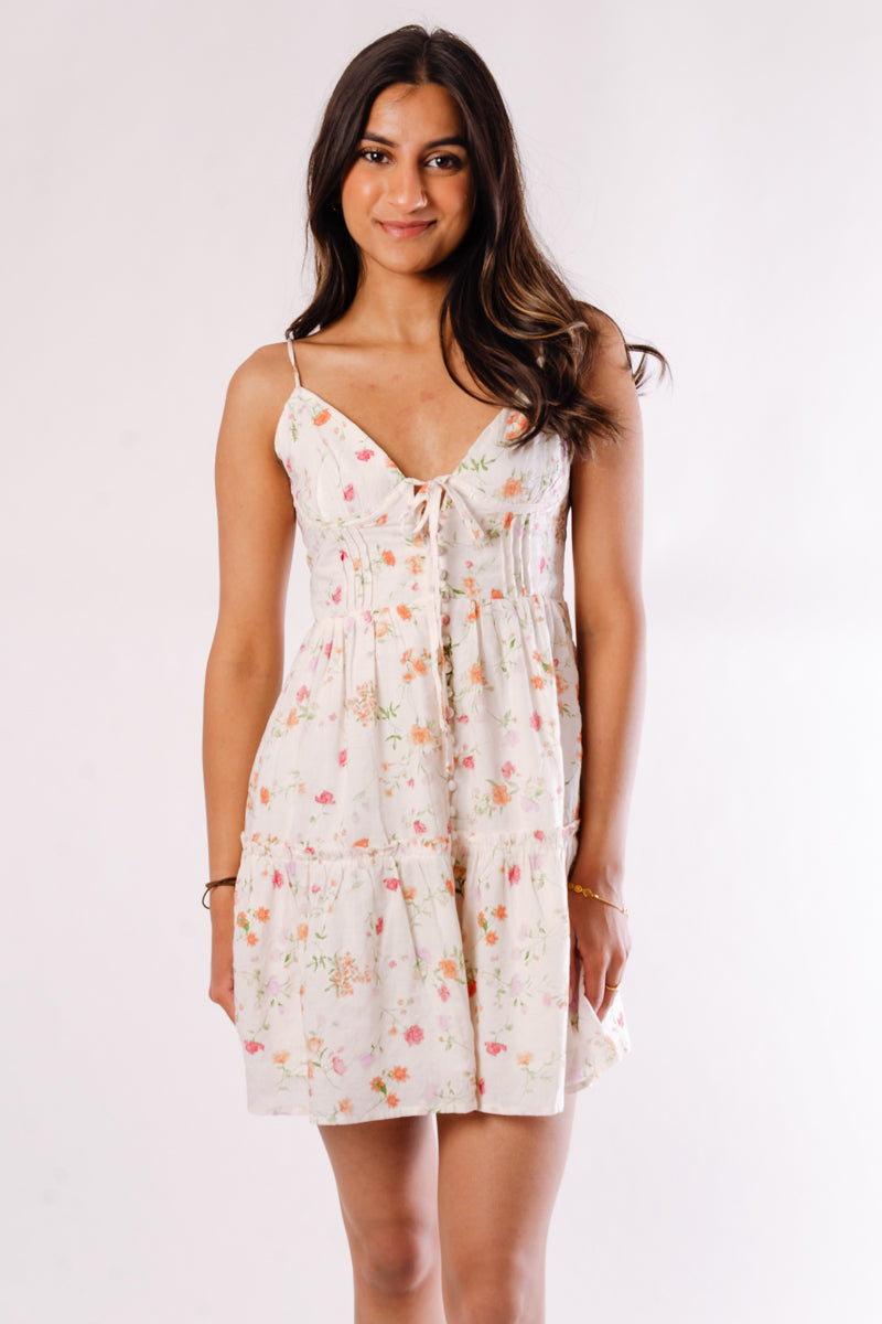 Floral Pop Mini Dress - POP