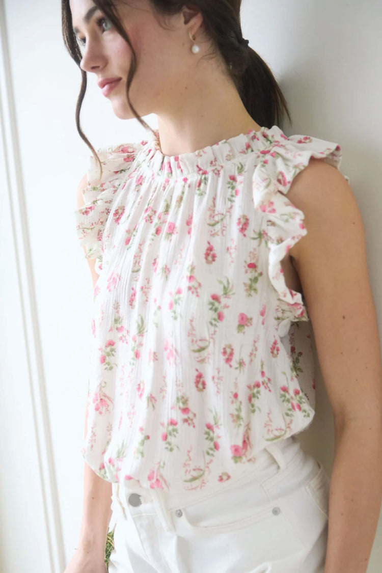 Floral Ruffle Shirt - OFW