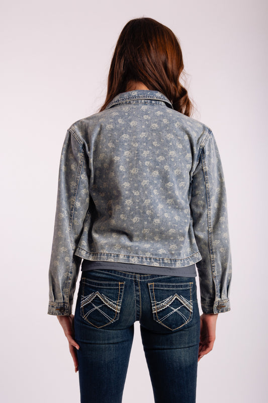 Flower Memory Denim Jacket - DNM