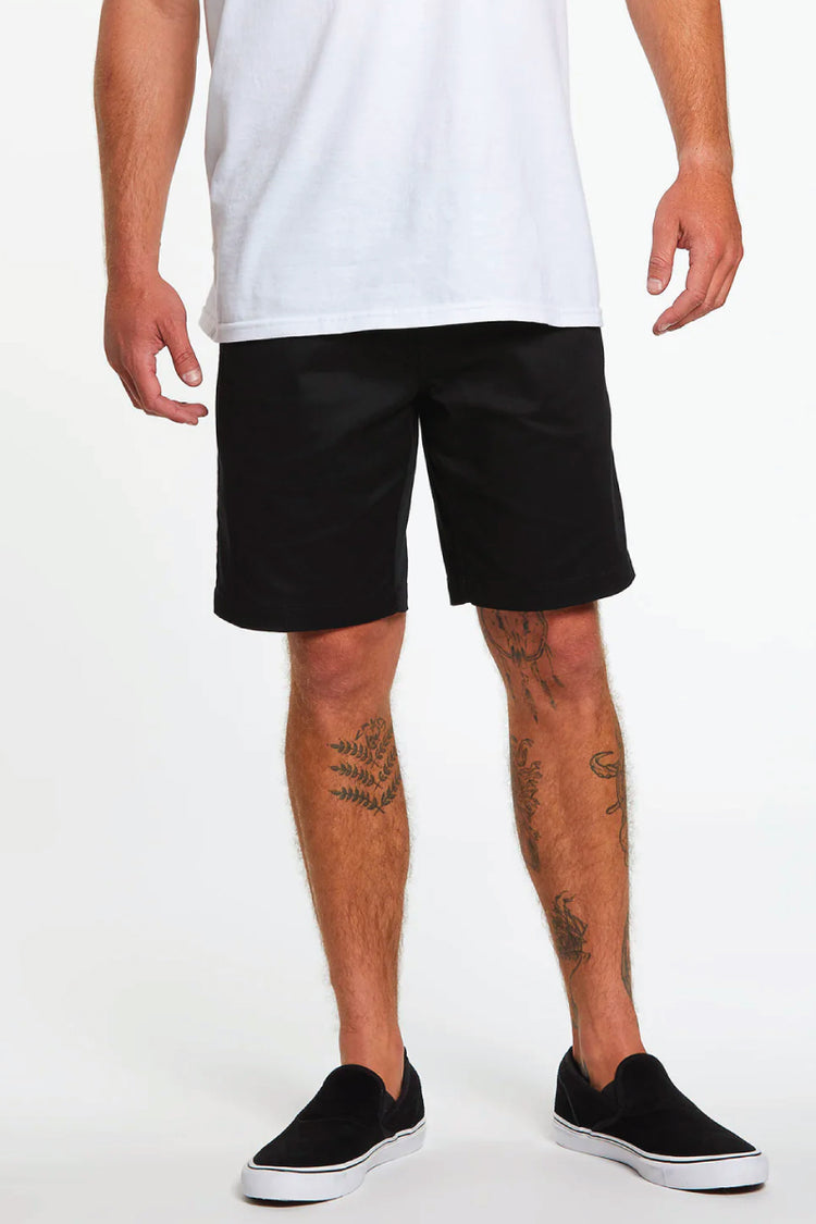 Frickin Elastic Waist Shorts - BLK