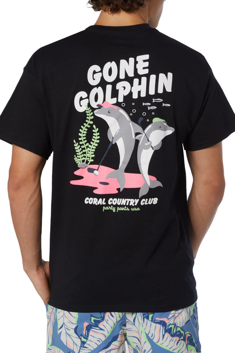Gone Golphin Tee - BLK