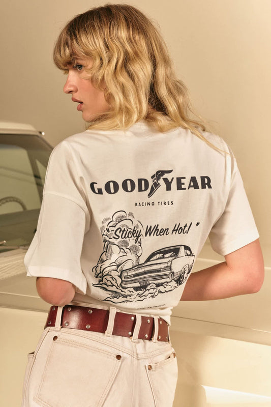 Goodyear Burnout Crew Tee - OWHT