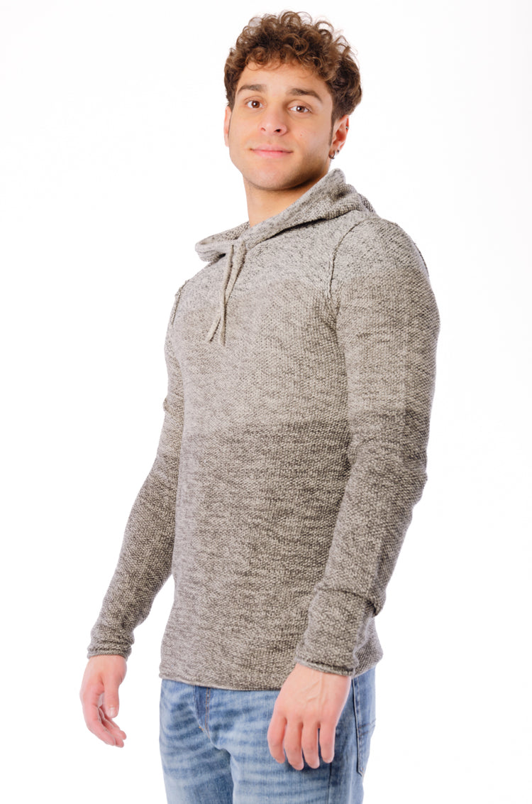 Gradient Hooded Sweater - CHR