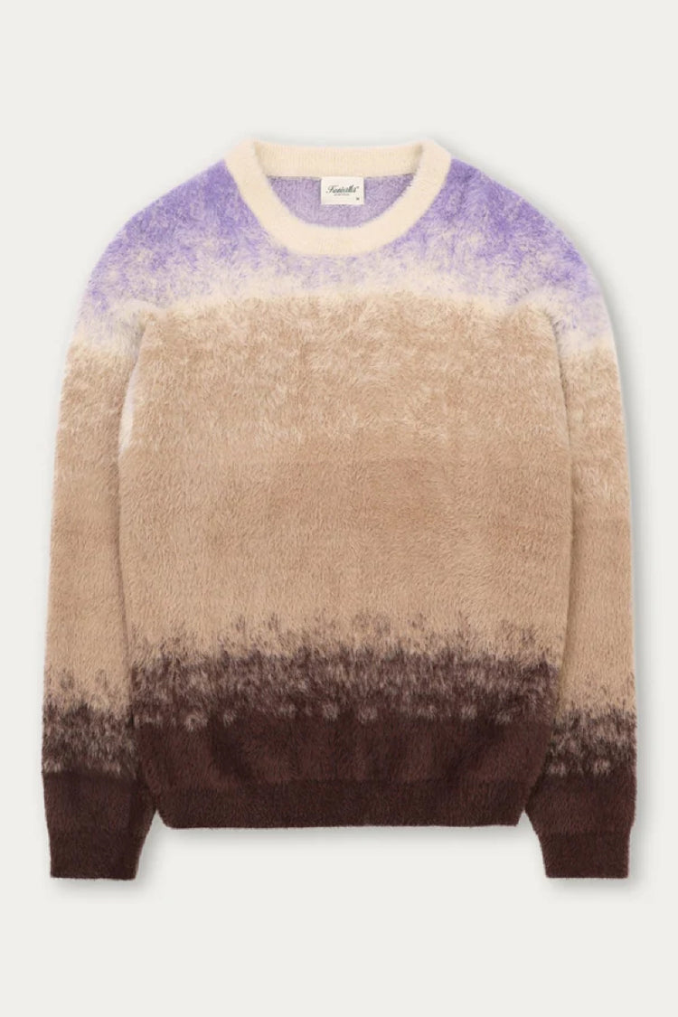 Gradient Knit Crew Sweater - PUR