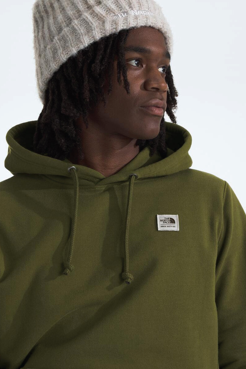 The North Face Heritage Patch Pullover Hoodie Men s L FOREST OLIVE HERITAGE PATCH