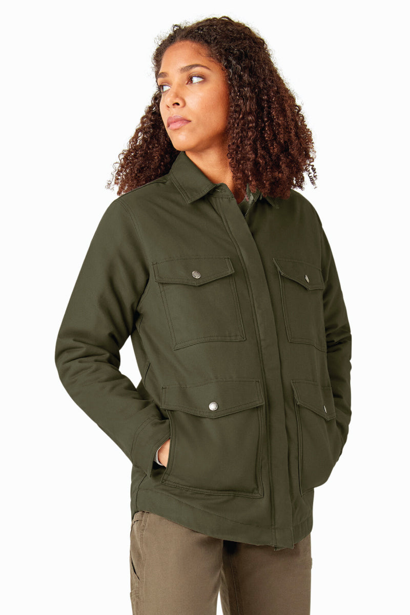 DICKIES Women's Fleece Lined Chore Coat